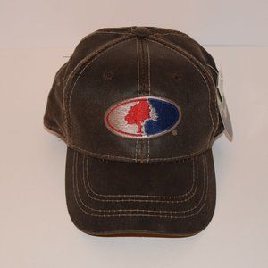 Mossy Oak Adjustable Hat Red & Blue Tree Design
